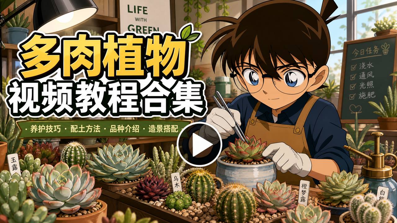 麻豆视频多肉植物视频教程合集